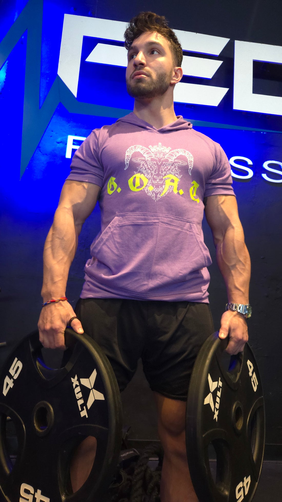 G.O.A.T. Muscle Hoodie