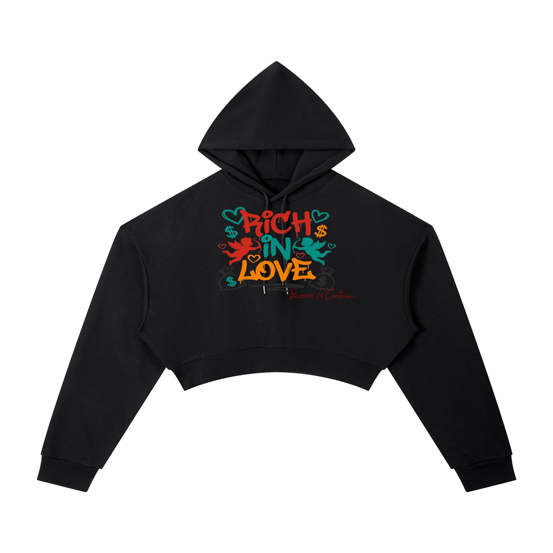 Rich In Love Cropped Hoodie