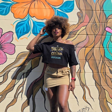 WE'RE ALL HEROES-STORM Off-the-Shoulder Crop