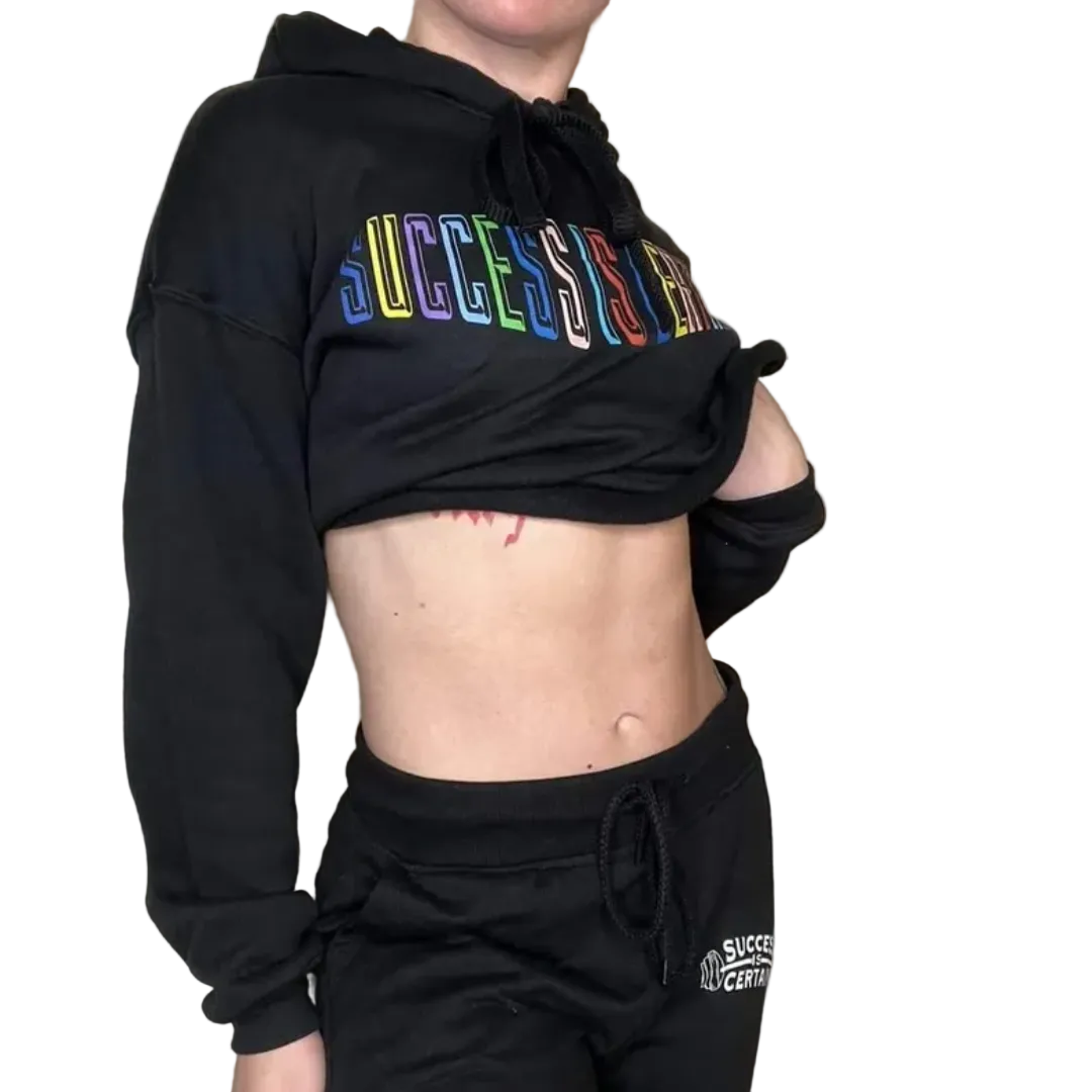 The Mantra- Premium Graphic Crop Hoodie
