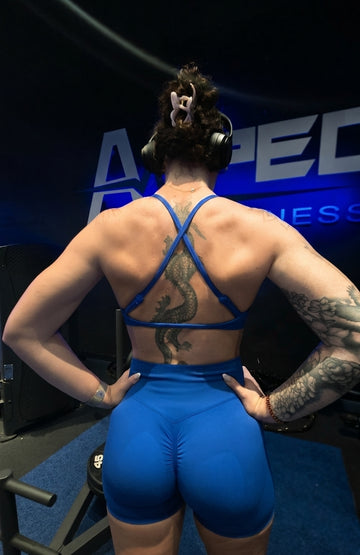 Seamless Criss-Cross Open Back Sports Bra