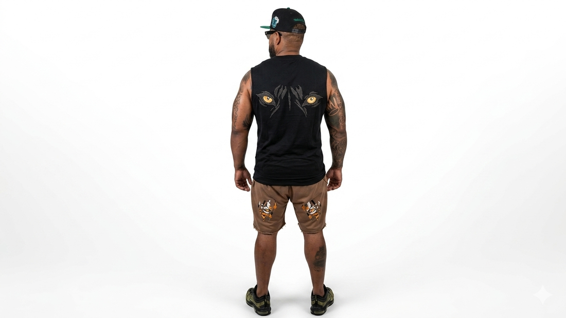 Eye of the Tiger - Vintage  Distressed Shorts