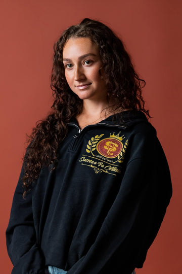 Women’s Boxy Quarter-Zip Hoodie