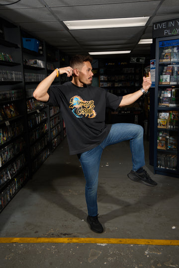 We're All Heroes- Fighter Vintage Oversized T-Shirt