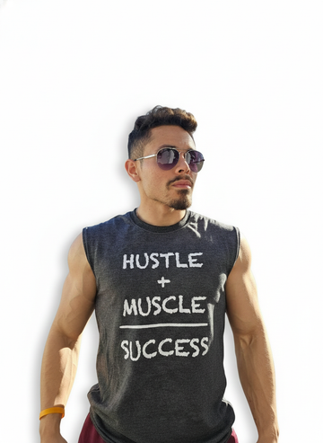 Hustle + Muscle Tank – Men's Tie-Dye Gym Tank Top