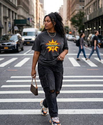 We're All Heroes- W.W. Vintage Oversized T-Shirt