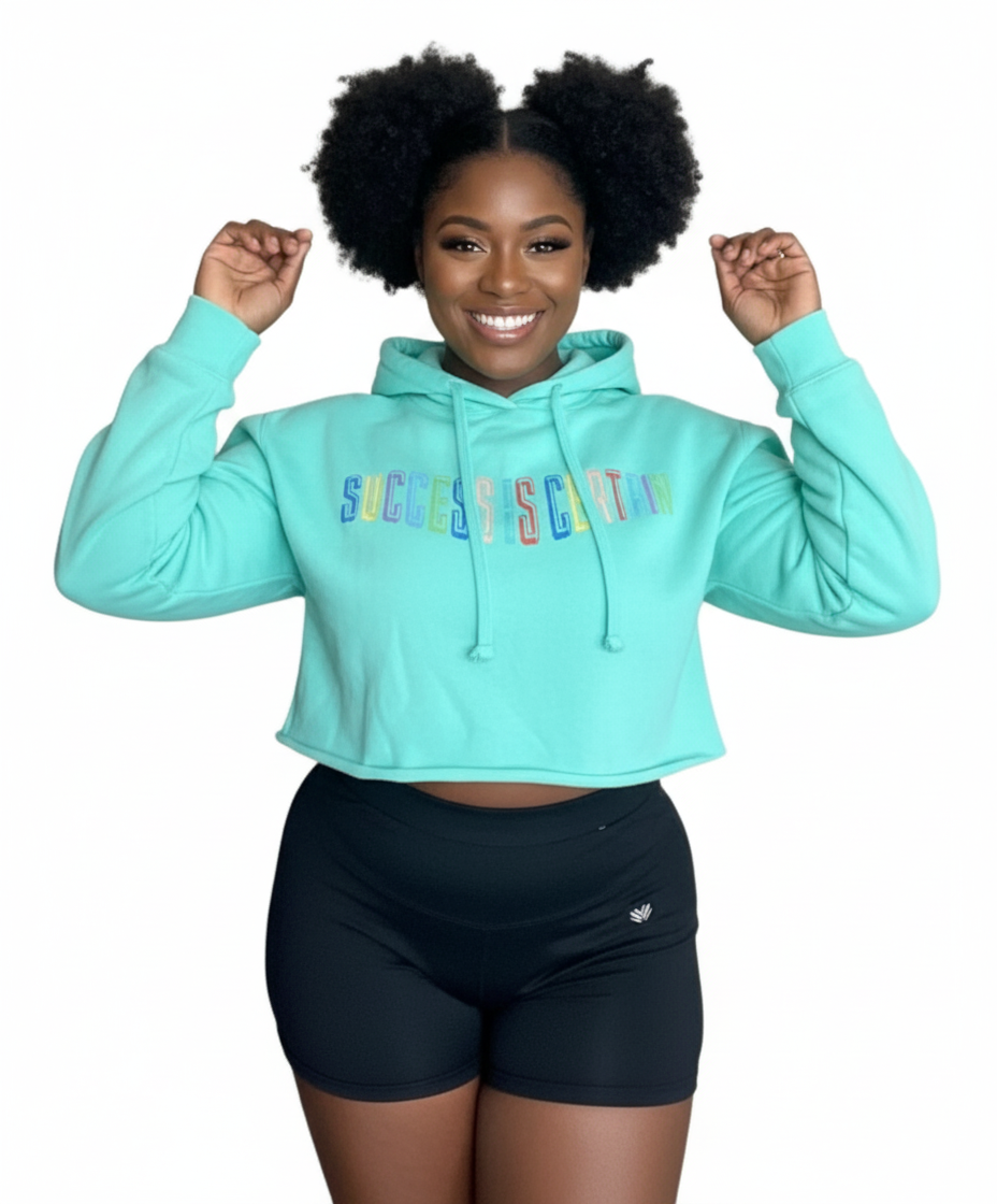 Mantra Crop Hoodie
