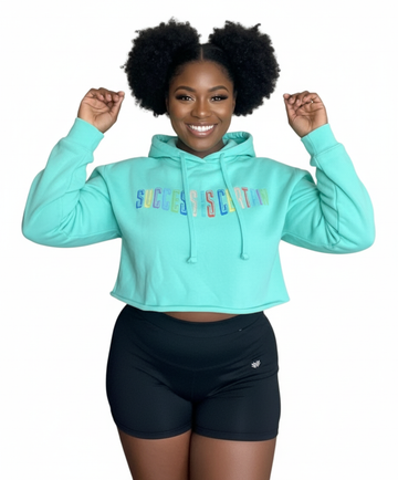 Mantra Crop Hoodie