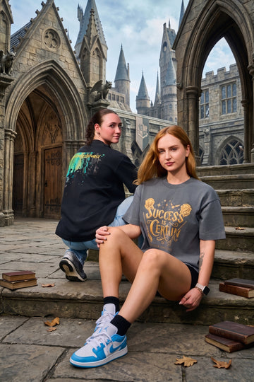 We're All Heroes- Potter Vintage Oversized T-Shirt