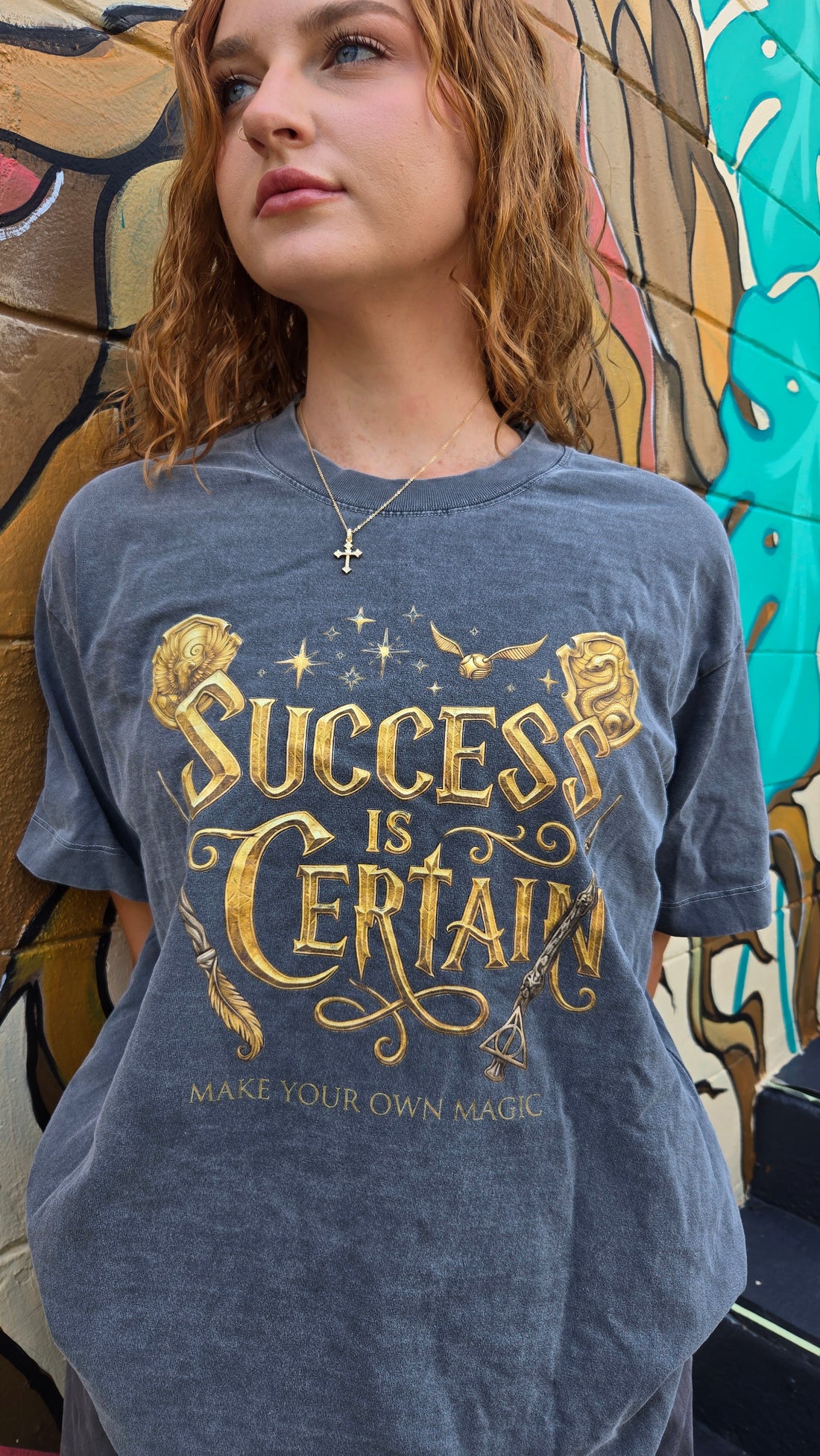 We're All Heroes- Potter Vintage Oversized T-Shirt